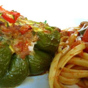 Sausage and Vegetable Stuffed Peppers