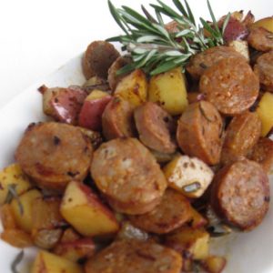 Jersey Potatoes and Sausage