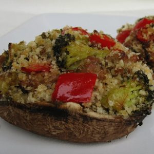stuffed portobella mushrooms