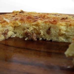 Italian Sausage and Orzo Frittata