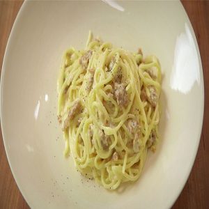 Sausage Carbonara
