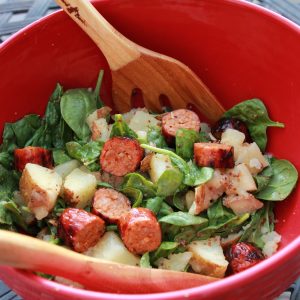 Warm Sausage and Potato Salad