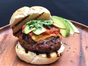 Premio Sausage & Cheesy Salsa Burger