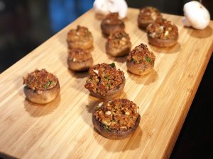 Stuffed Chorizo Mushrooms