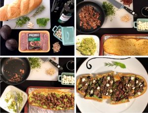 Premio Avocado Sausage Garlic Bread