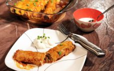 Sausage and Butternut Squash Enchiladas