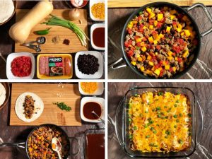 Sausage and Butternut Squash Enchiladas Recipe Step by Step