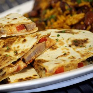 super bowl sausage quesadillas