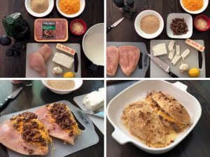 Garlic-Lemon and Sausage Double-Stuffed Chicken with Premio Sausage Step by Step Recipe