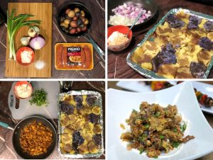 Smashed Potato Salad with Chorizo Step by Step Recipe