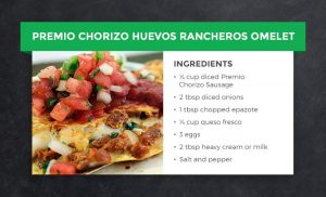 Premio Chorizo Huevos Rancheros Omelet