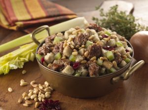 Savory Stuffing with Sausage, Cranberries and Celery