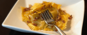 Ravioli with Sausage