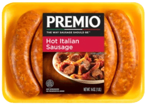 Premio hot Italian sausage