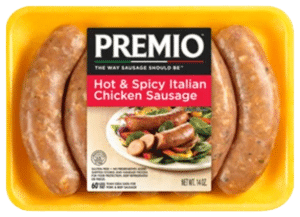 Premio hot and spicy italian sausage